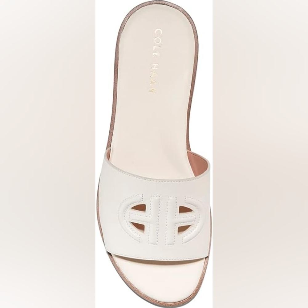Cole Haan Women's Flynn Logo Slide Sandal Flat - Picture 3 of 6